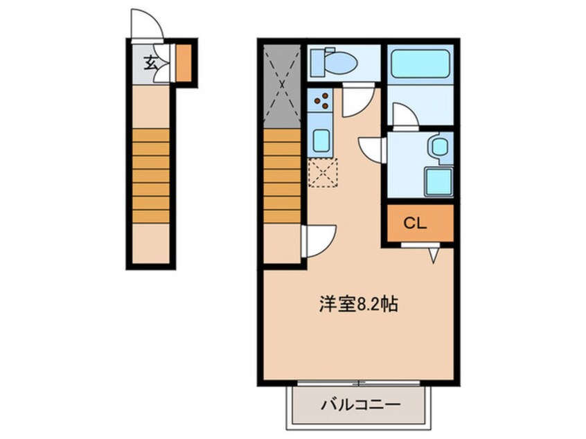 間取図 ＳＬＡＩＮＴＥ　ＭＨＯＲ