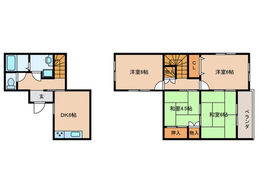 間取図 藤井寺ガーデンハイツ（215）