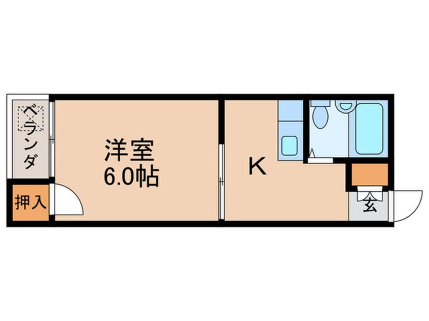 間取図 シップス甲斐田Ⅱ
