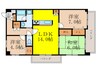 千里五月ヶ丘ハイツⅡ番館 3LDKの間取り