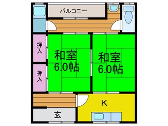 間取図 ヴィラメゾン３１２Ｂ