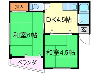 間取図 島尾マンション