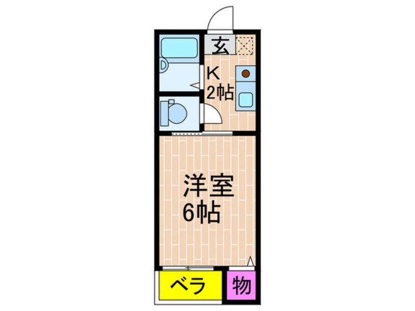 間取図 ハイツエスポワ－ル