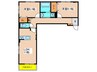 耀 2LDKの間取り