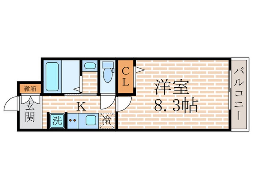 間取図 エ－デルワイス宇治