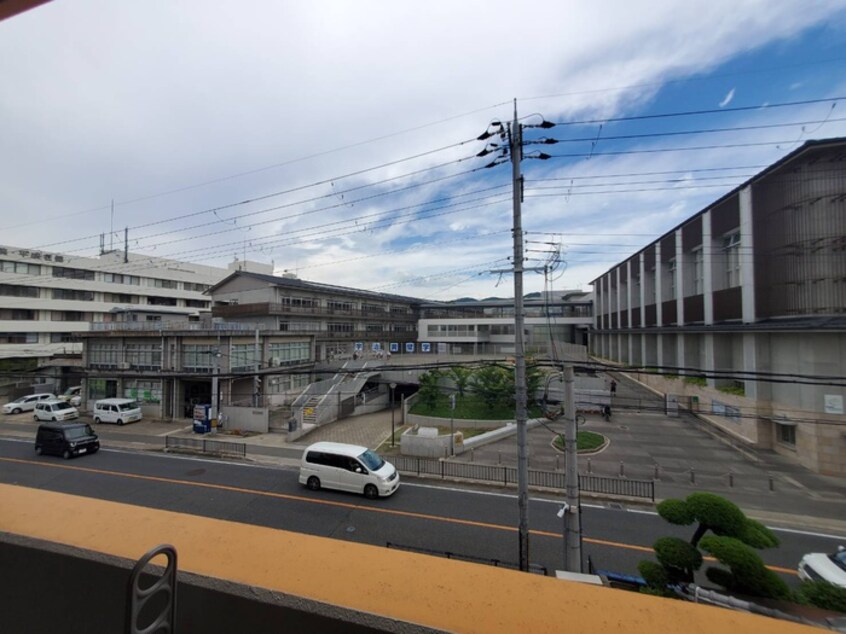 室内からの展望 エ－デルワイス宇治