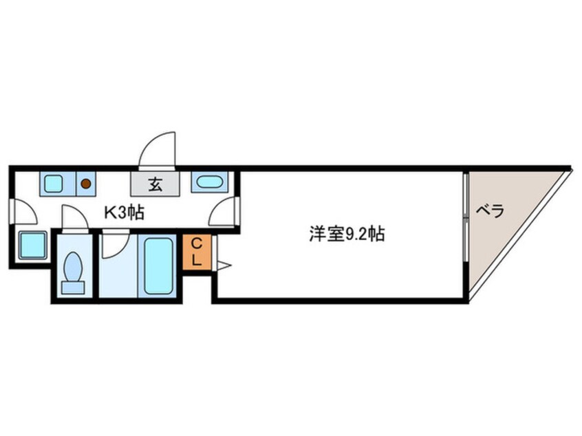 間取図 レ．ゼフィ－ル