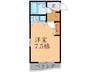 ロイヤルメゾン花屋敷 1Rの間取り