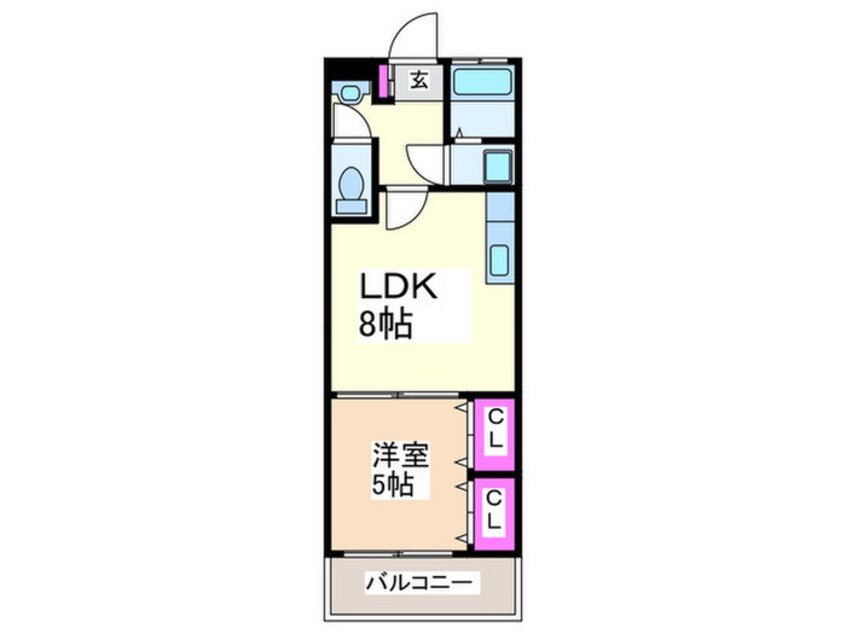 間取図 山野ハイツ