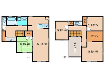 間取図 南寺方中通1丁目戸建