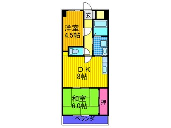 間取図 オルゴグラート東大阪