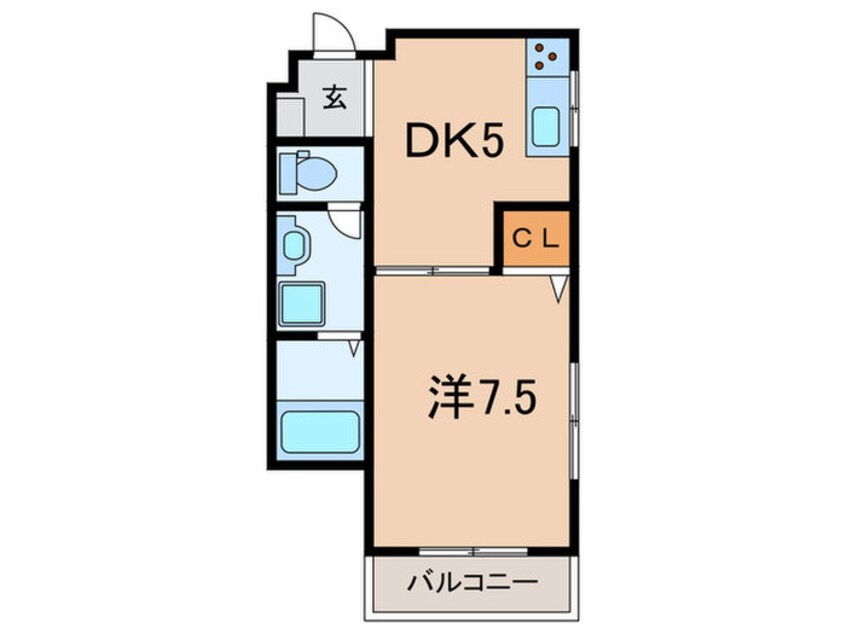 間取図 プランドール大久保