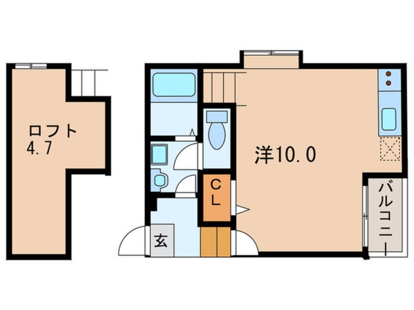間取図 ラ・ヴィクレールⅠ