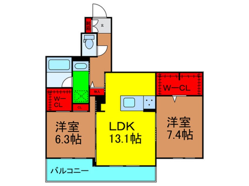 間取図 ShaMaison Soleil