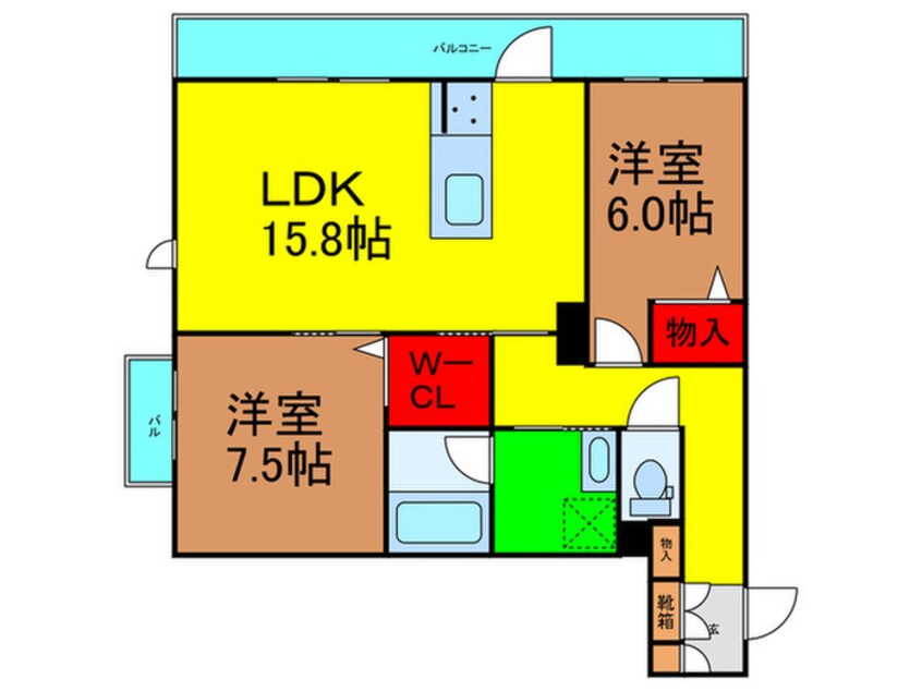 間取図 ShaMaison Soleil