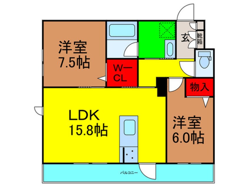 間取図 ShaMaison Soleil