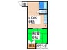 ウィステリア墨江 1LDKの間取り