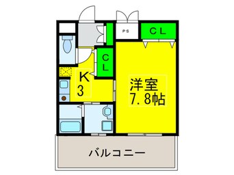 間取図 ラシ－ヌ御崎