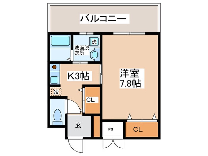 間取り図 ラシ－ヌ御崎