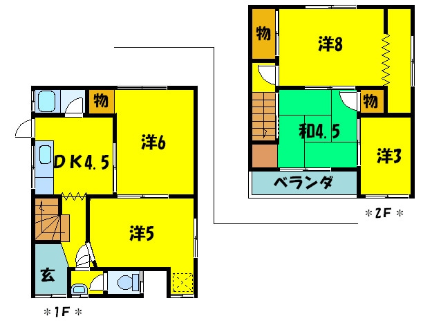 間取り図 加世様貸家
