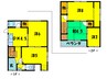 加世様貸家 5DKの間取り