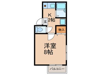 間取図 デルフィー六甲道