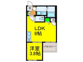 間取図 F asecia Damia