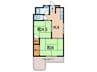 マンション御影 2Kの間取り