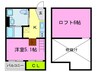 ＢＵＥＮＯ　ＩＮＩＣＩＯ 1Rの間取り
