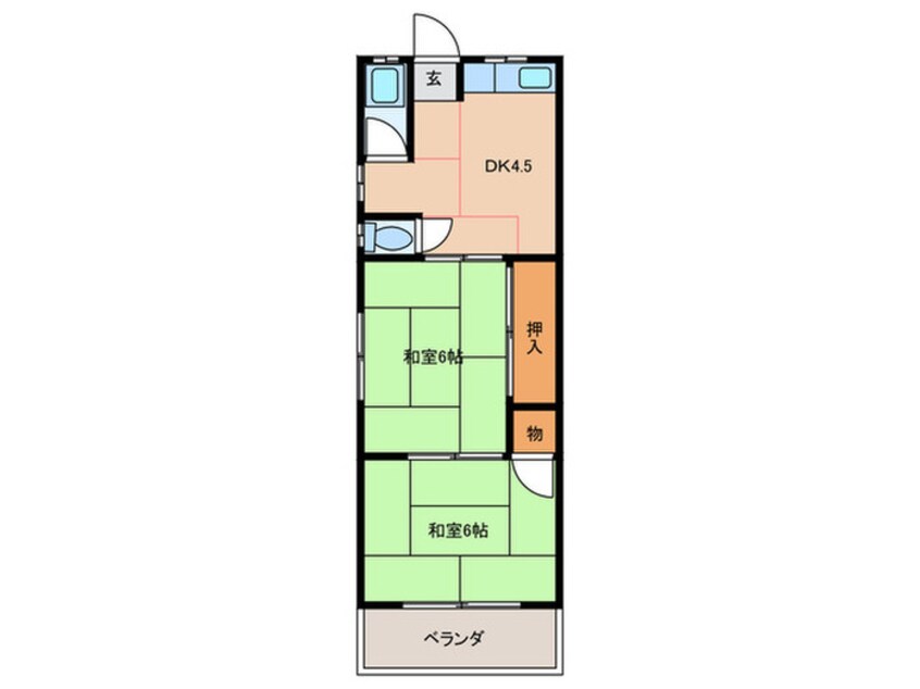 間取図 大康ハイツ