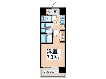 間取図 アスリ－ト本町リバ－ウエスト