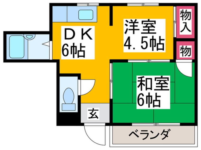 間取図 沢田コーポ