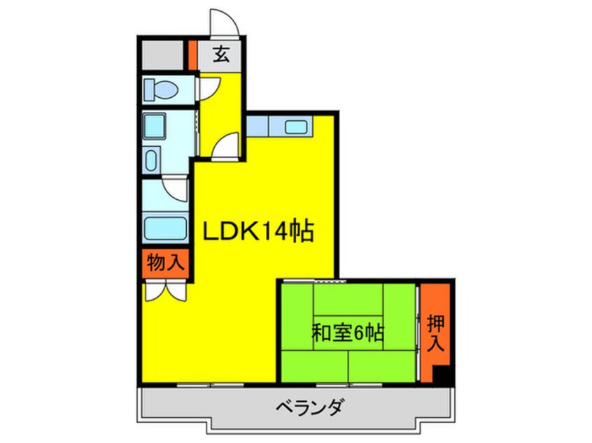 間取図 カーサタナカ