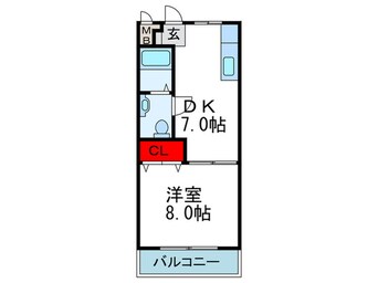 間取図 千里山西コーポ第１ビル