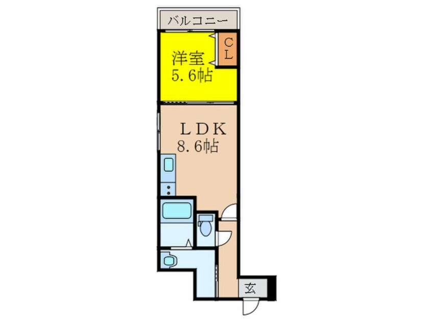 間取図 フジパレス瑞光ⅩⅠ番館