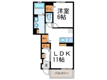 間取図 タンドル庄南