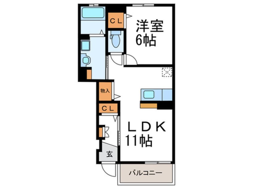 間取図 タンドル庄南