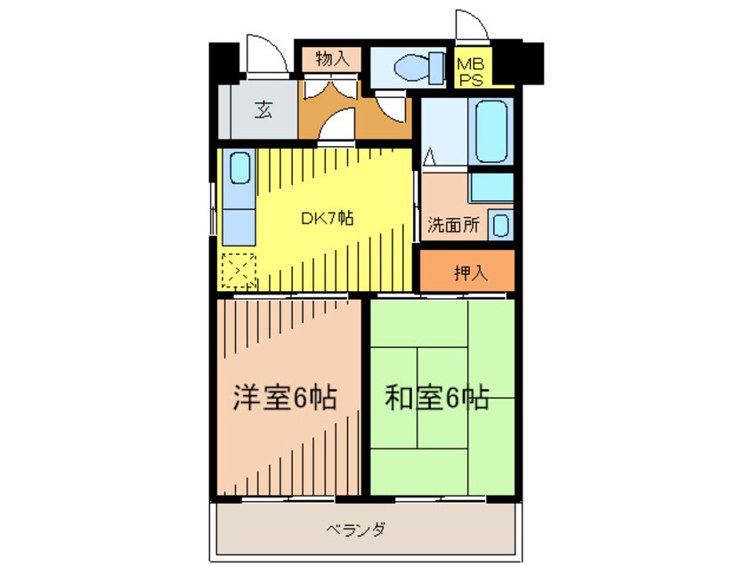 間取図 ｾﾝﾁｭﾘｰ21