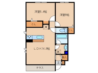 間取図 K sFerio A棟