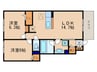 K sFerio A棟 2LDKの間取り