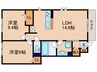 K sFerio A棟 2LDKの間取り