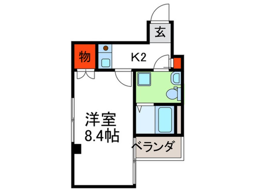 間取図 カサビエント大手前