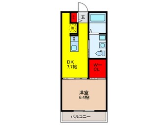 間取図 ステイザハウス河内国分