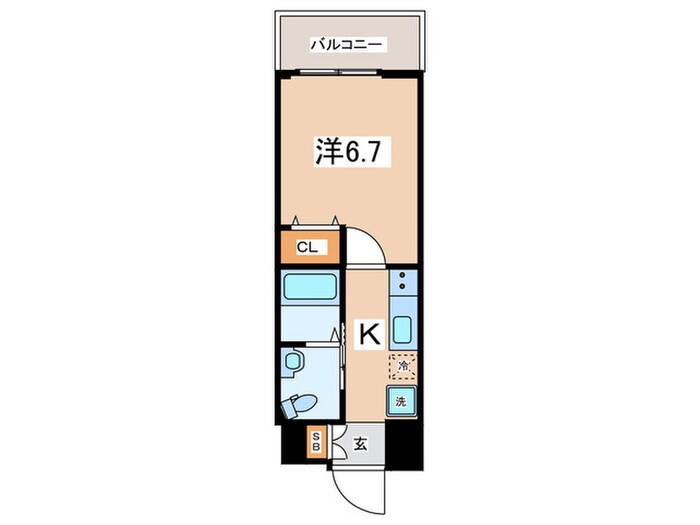 間取り図 Ｍａｒｋｓ西田辺町