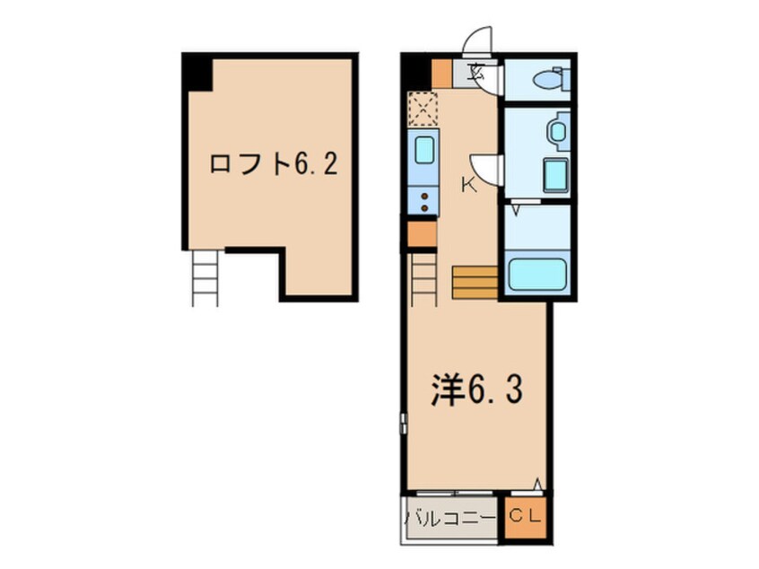 間取図 ハーモニーテラス深江南町