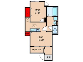 間取図 ソレイユ