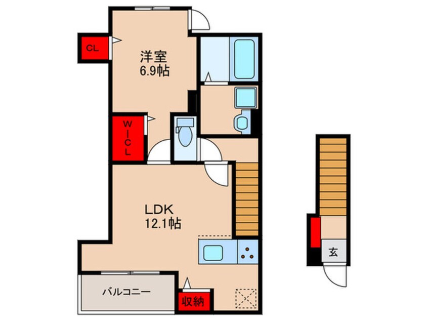 間取図 ソレイユ