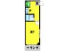 サクセス９２９ 1Kの間取り