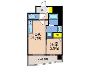 間取図 セレニテ神戸ミラクノール