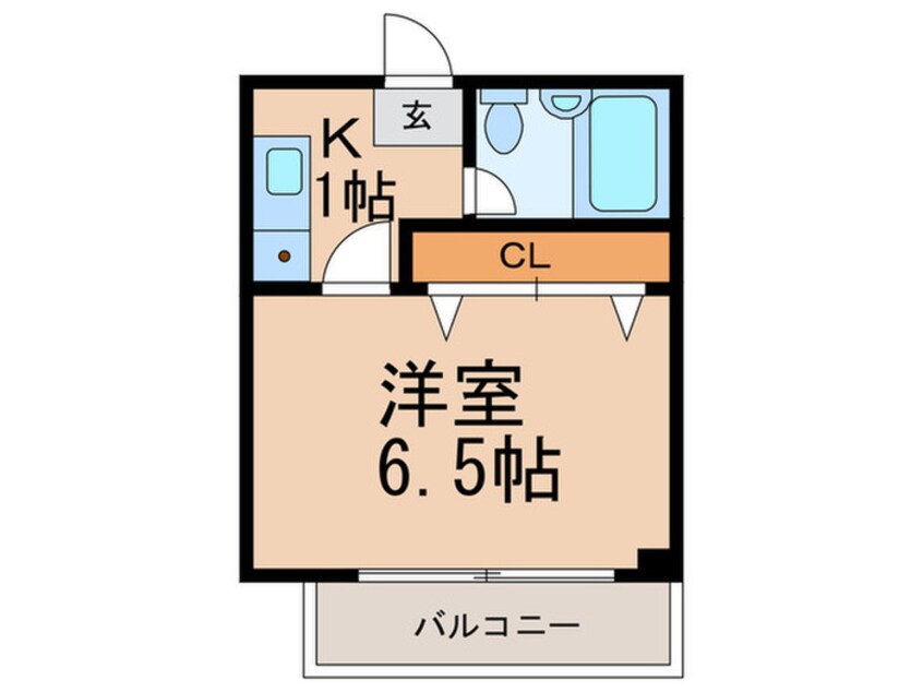 間取図 フルール新在家